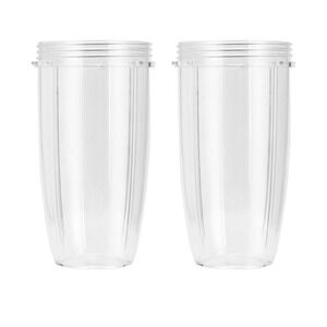 Easeurlife 2 Pack Blender Cups Replacement‎ Cups for Magic Bullet 24 oz
